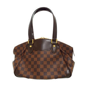 Louis Vuitton Damier Ebene Brown Verona Semi Shoulder Bag